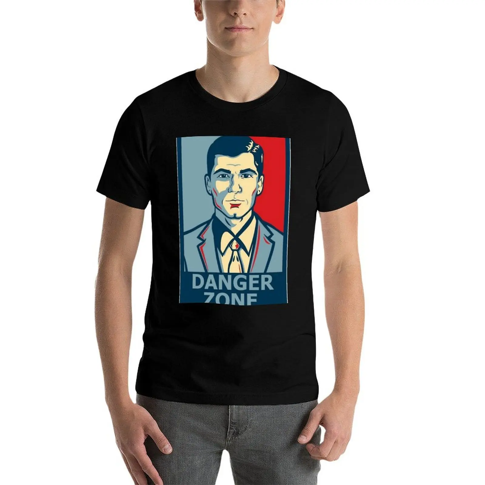 Sterling Archer Danger Zone Shirt Poster T-Shirt man t shirts for men t shirt man designer T-Shirt