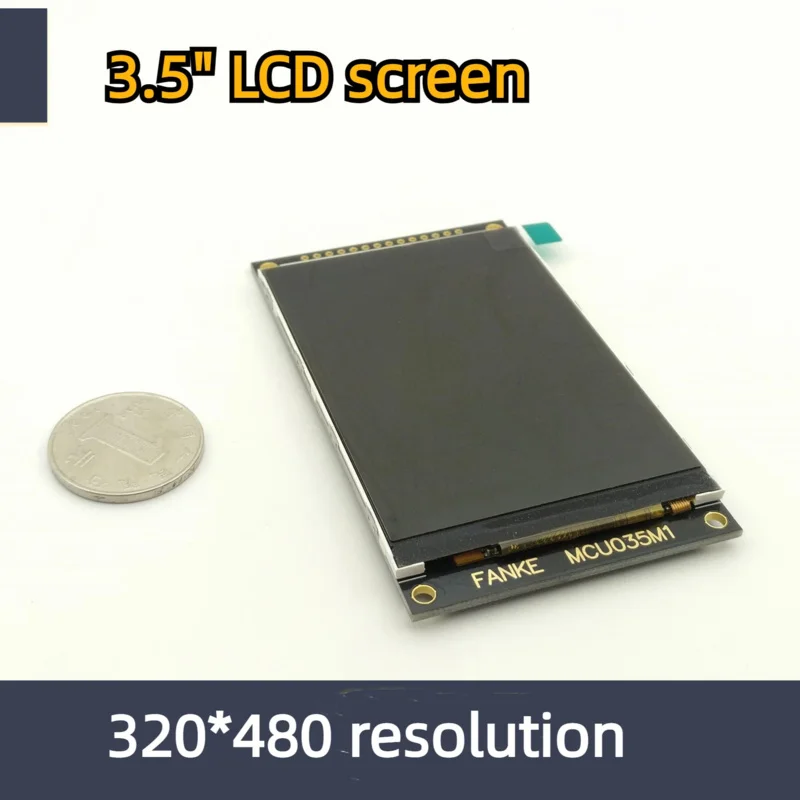 

3.5-inch TFT full-color LCD instead of 12864 single-chip display non-touch