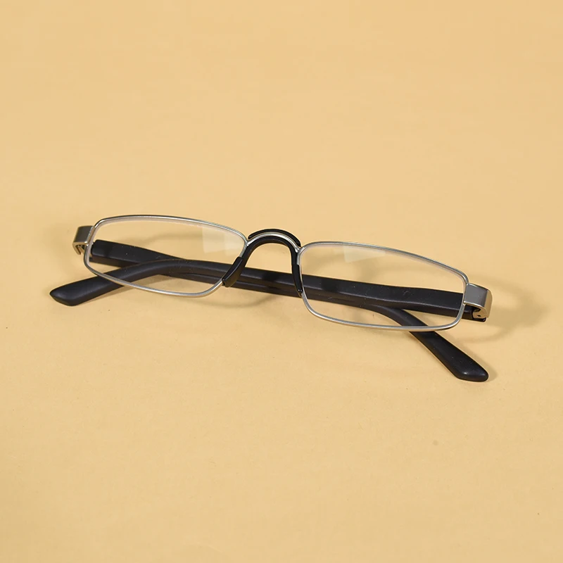 Lesebrille Ultraleichte Legierung TR90 Lesebrille Retro Quadratischen Rahmen Männer Und Frauen Schmale Brillen + 100 + 200 – Detail 3