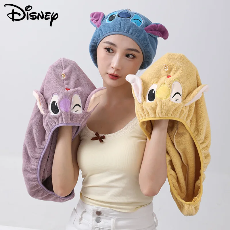 

Милая мультяшная плюшевая шапка с изображением ангела для сухих волос для женщин, впитывающие коралловый флис для дома и ванной комнаты, сухие полотенца для волос