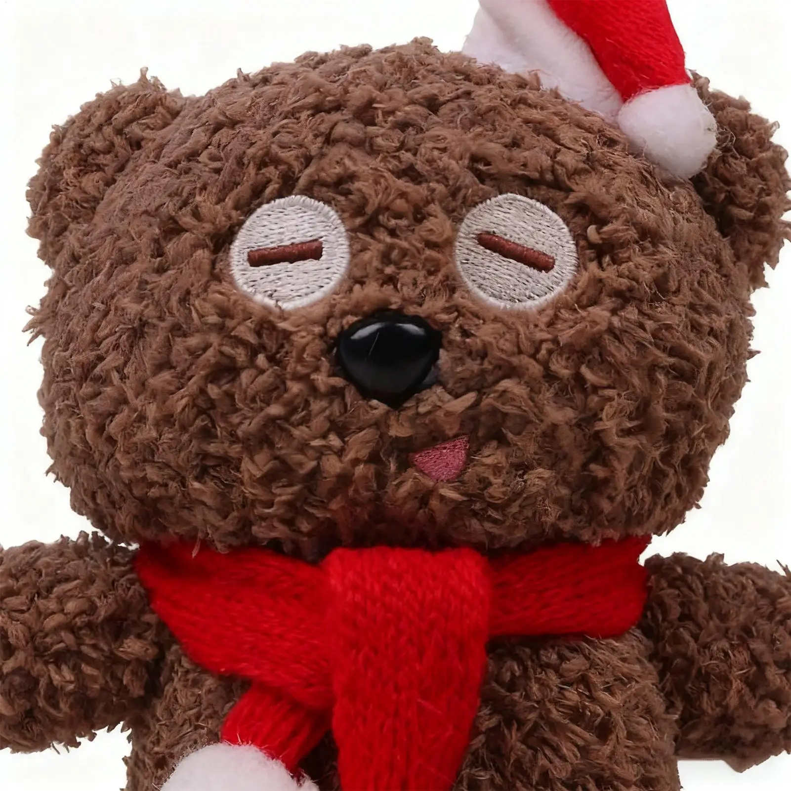 Bär Plüsch Schlüsselanhänger Plüsch Weihnachten Schlüsselanhänger Dekor Weicher Bär Puppenanhänger für Kinder Erwachsene Tasche Rucksack Geldbörse Reise Schule