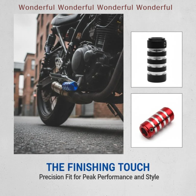 Motorcycle Gear Shift Pedal Cover CNC Aluminum Anti-Slip Shifter Protector Corrosion Resistant for All Weather Motorcycle Ridin
