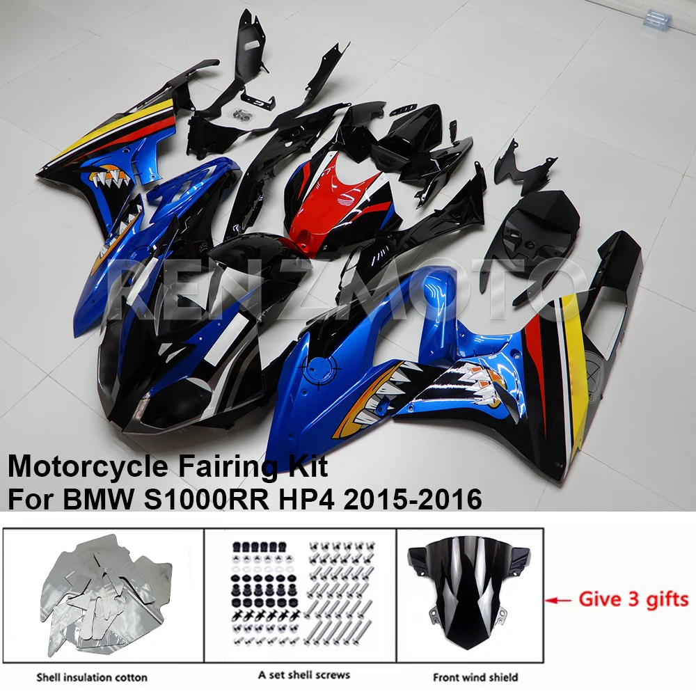 For BMW S1000RR HP4 2015-2016 Fairing B1015-1005b Motorcycle Set Body Kit Decoration Plastic Guard Plate Accessories Shell