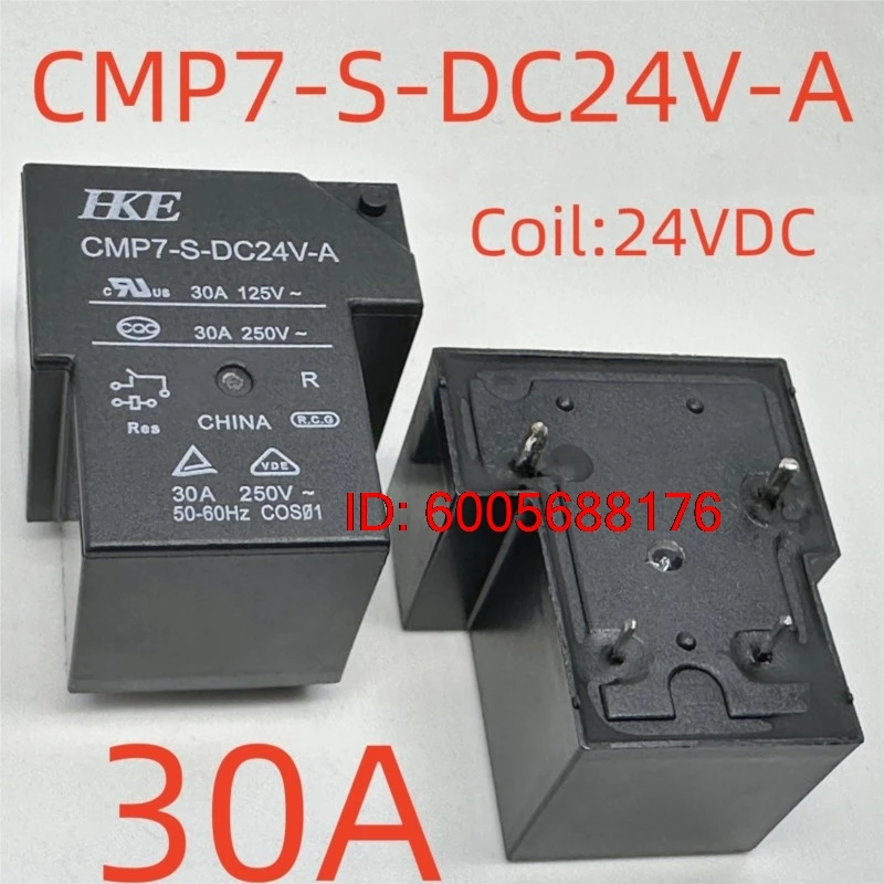 10PCS New CMP7-S-DC24V-A (T90A4-30A) Relay 4pins