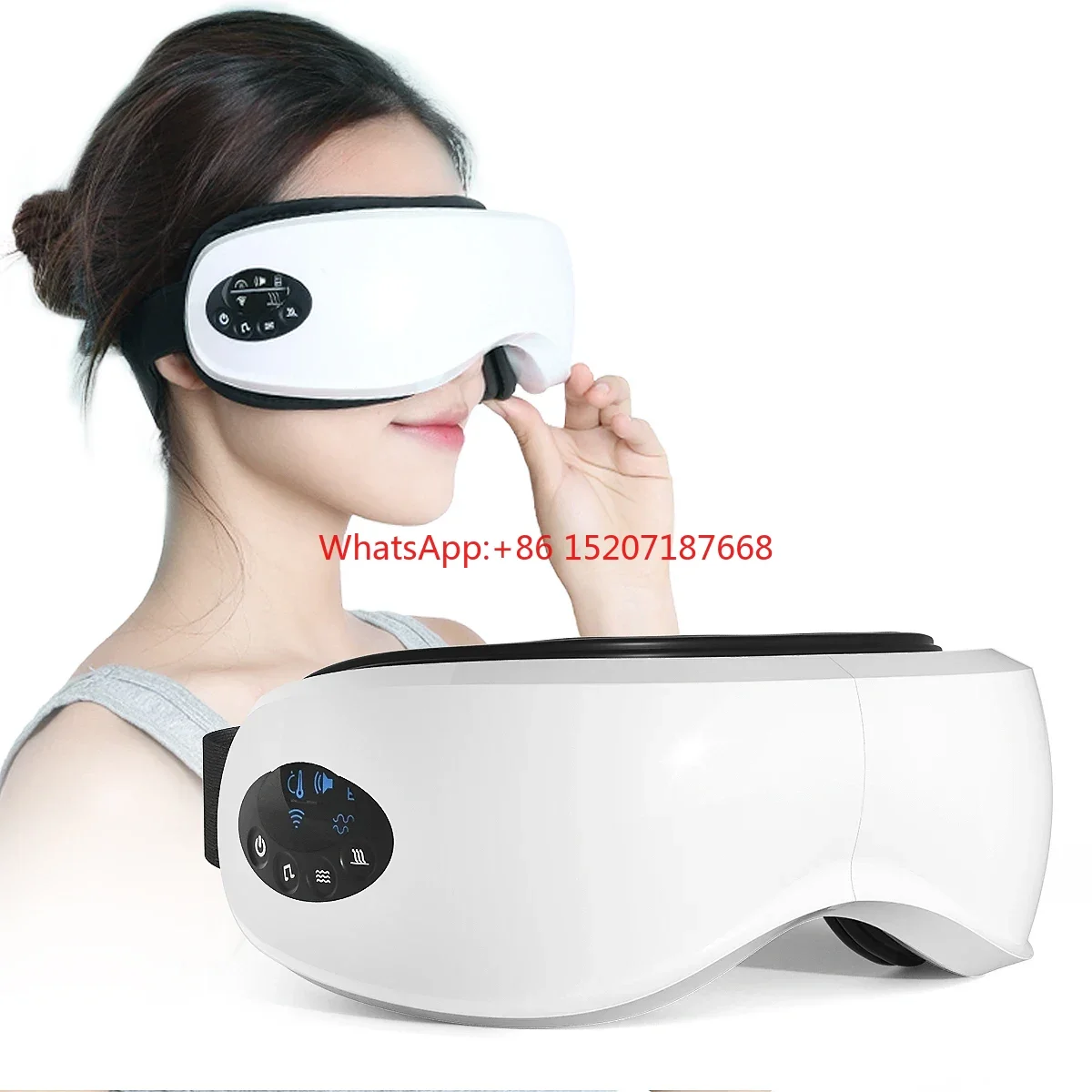 eyes massager Innovative Manual Wireless Eye Muscle Relax Massager blue tooth heated and therapy