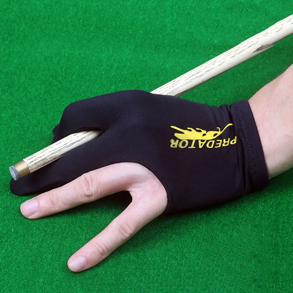 Biliardo Billar Lycra Fabrics Left Hand Smooth Gloves Three Finger Billiard Accessories Separate-finger Glove