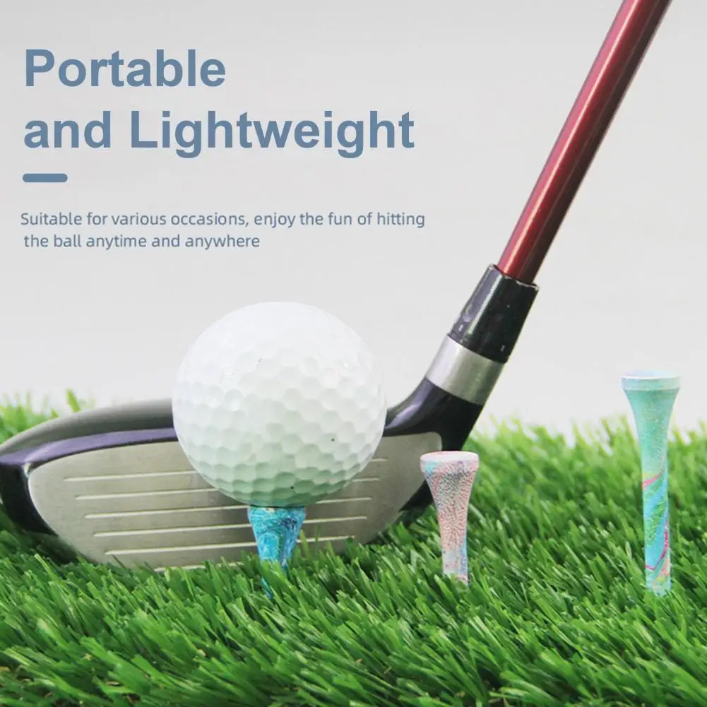 

Colorful Golf Tees Exquisite Golf Tee Durable Unbreakable Golf Tees Bulk Pack Professional Maple Wooden Tees for Golfers