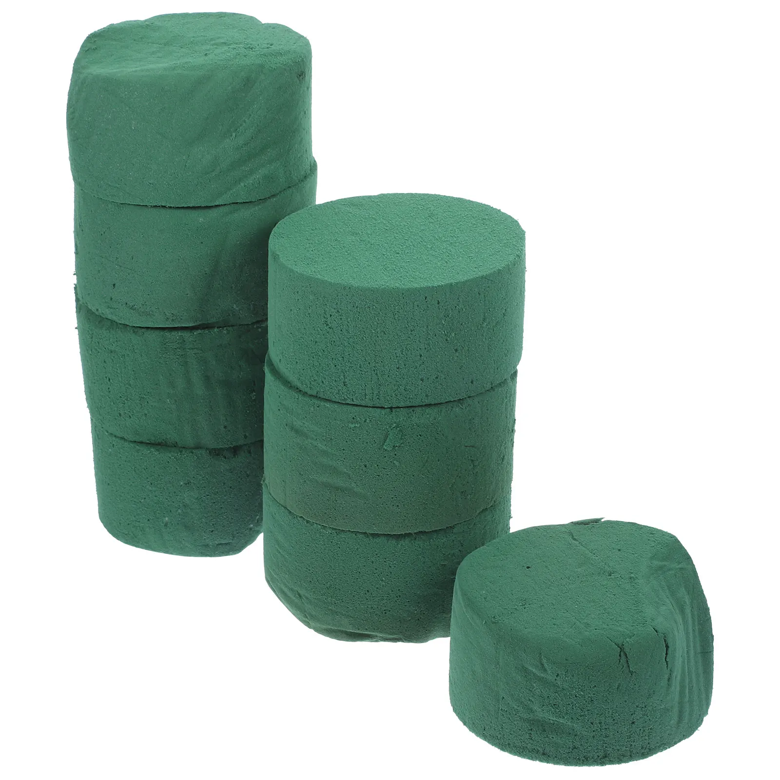 8 pezzi di fango floreale 8x4 cm assorbimento schiume floreali rotonde composizioni floreali schiume disposizione forniture per eventi