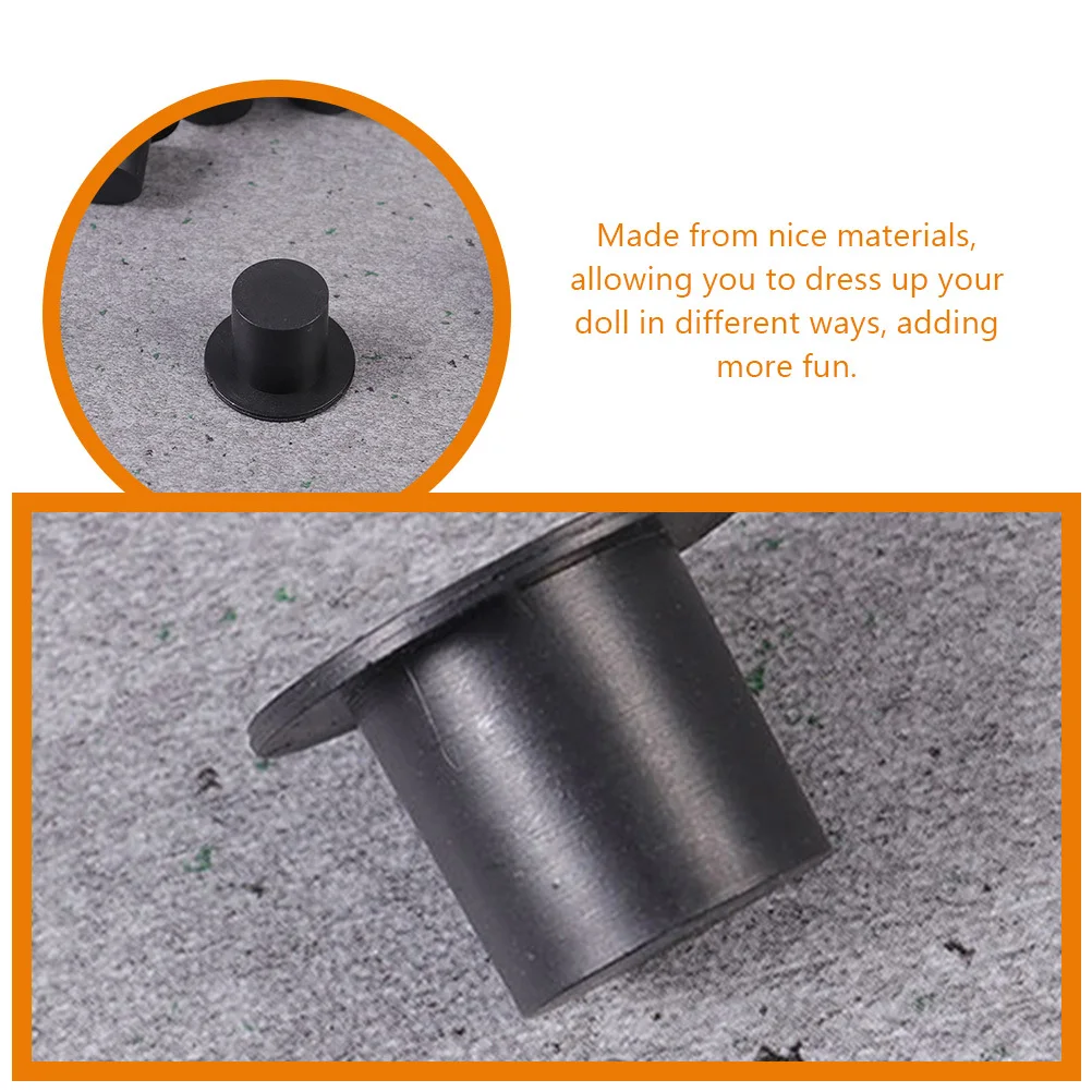 100Pcs Compact Topper Hats Miniature Formal Caps for Creative Crafts Decorative Accessories Tiny Hat DIY Project Supply