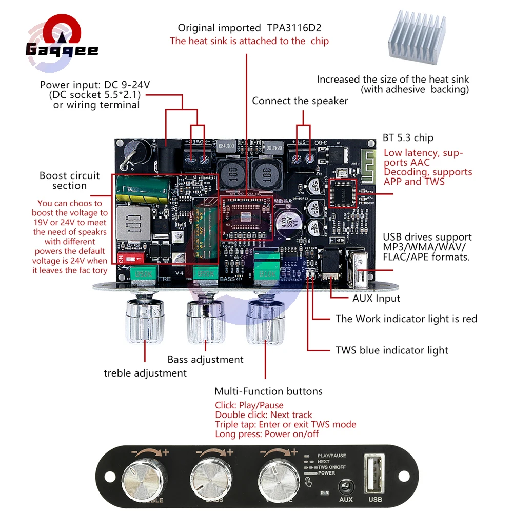 ZK-1001U Bluetooth … - image