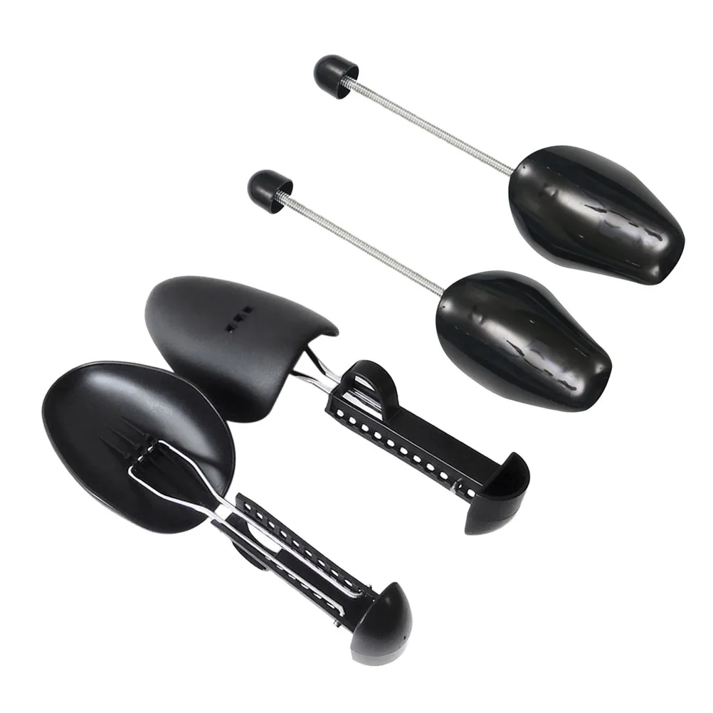 

5 Pairs Adjustable Shoe Stretcher Expander Extender Holder Women Black Plastic Durable Lightweight Home Use Shoe Care Stylish
