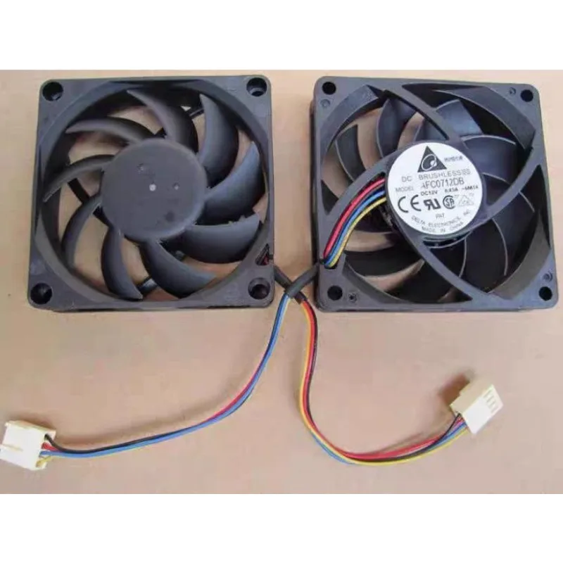 New Cooling Fan for Delta 7015 12V 0.45A AFC0712DB 4 Pin PWM Double Ball Cooler Fan 70x70x15mm