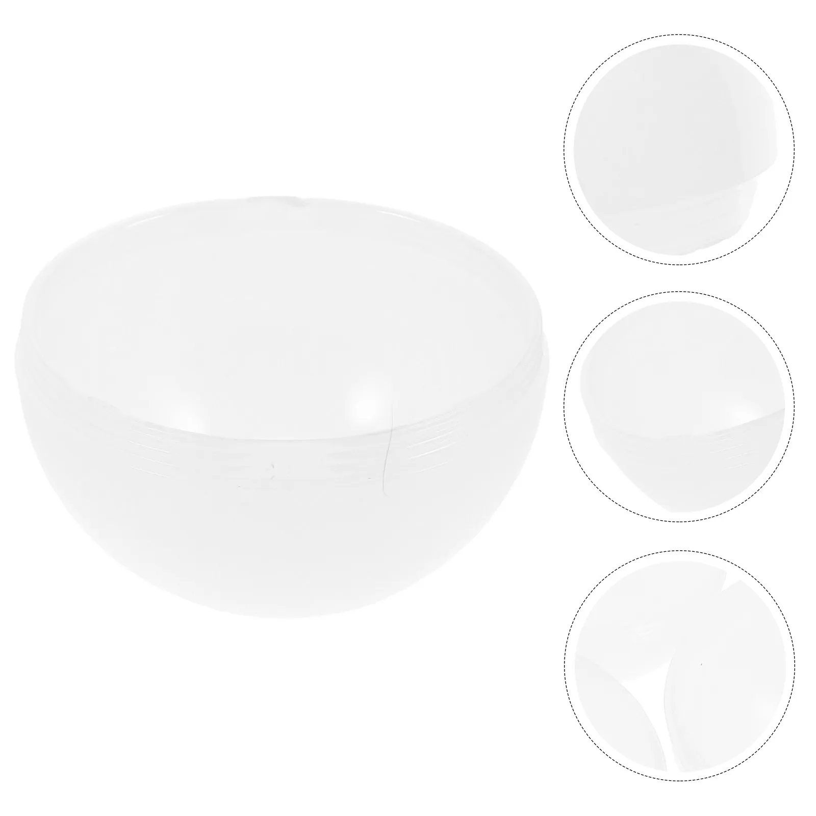 

Набор из 6 плоских рассеивателей для светодиодных ламп, полукруглые накладки против запотевания для потолочных светильников, сменные аксессуары для освещения