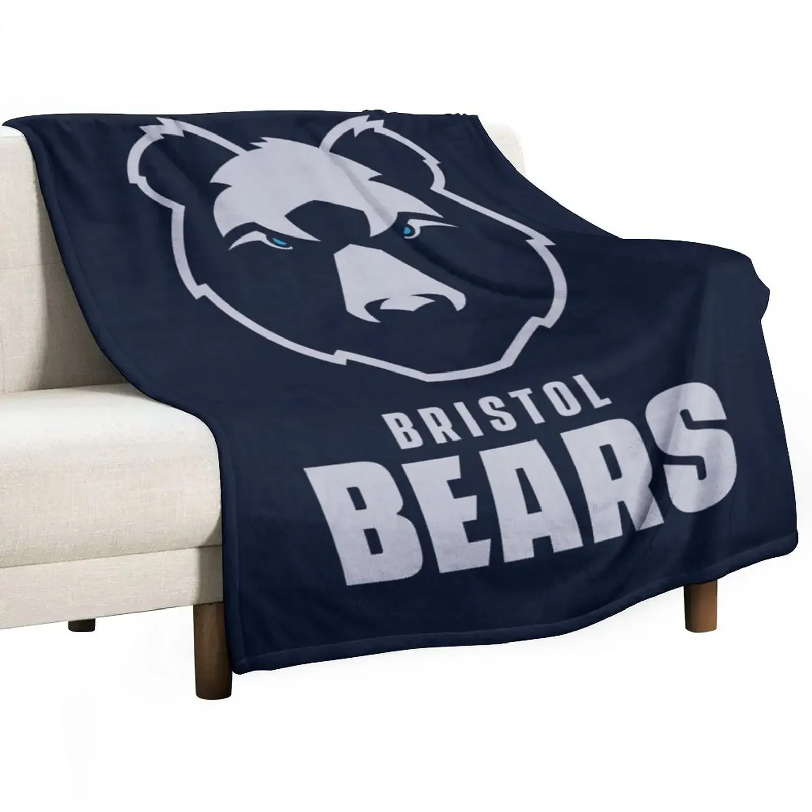 

Bristol Bears Logo 2 Throw Blanket Kid'S Thermals For Travel Winter beds Luxury Brand Blankets