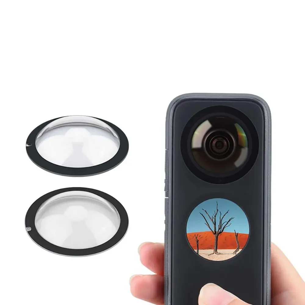 Lens Guards for Insta360 One X2 Accessoroy Lens Protector Cover for Insta 360 X2 Anti-Scratch Ultra HD Sticky Protective Guard