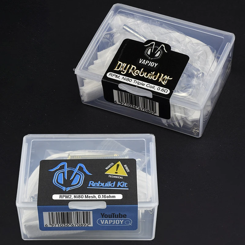 

DIY Tool Rebuild Kit for RPM RPM 2 0.6 0.16Ohm Mesh Coil Head Pod Kit Resistor Heater