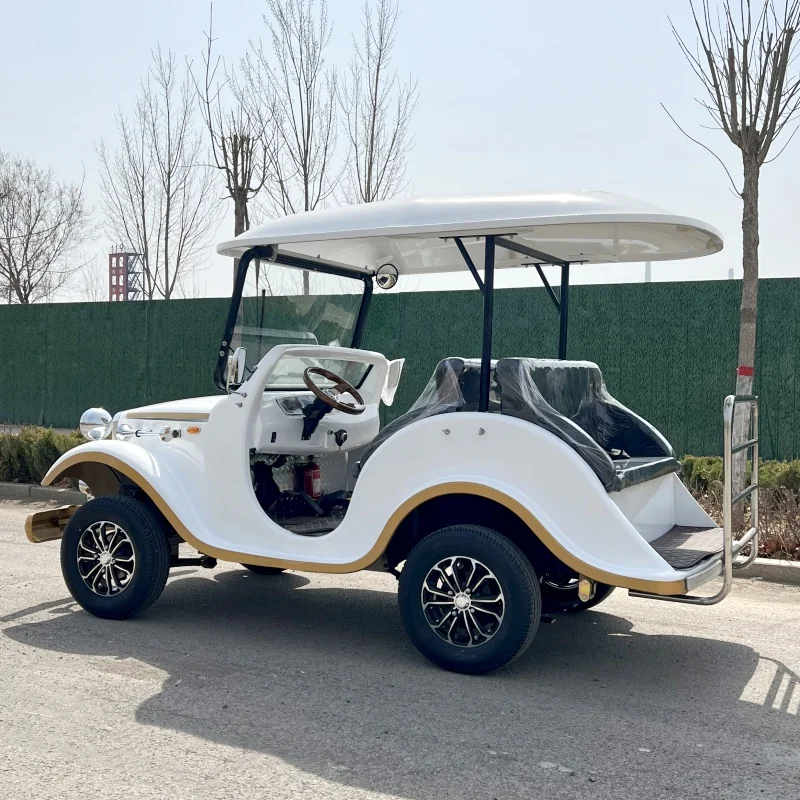 2025 Hot Selling Pure Electric Retro Vintage Car Golf Cart Suitable For Movie Shooting/Scenic Sightseeing/Factory Reception Car