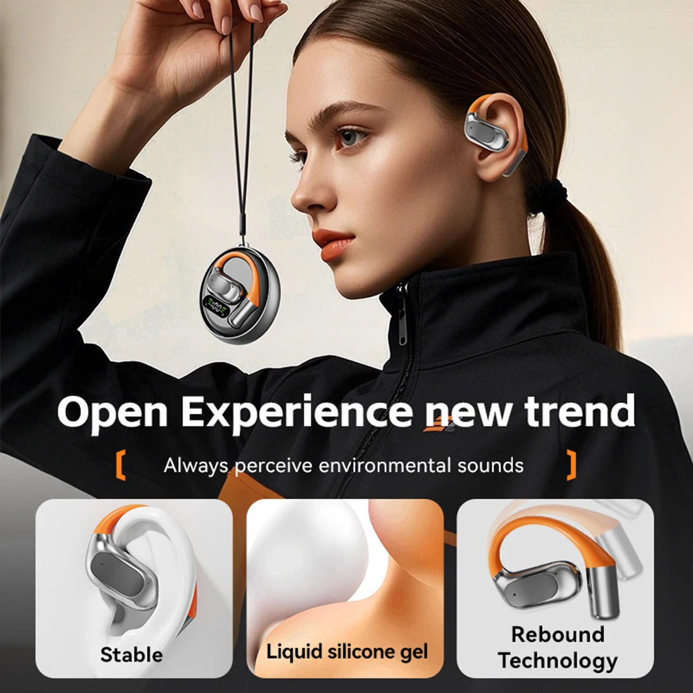 Auriculares con traducción AI, cascos con traductor de 144 idiomas, compatibles con Bluetooth 5,4, inalámbricos, con gancho para la oreja, para viajes y negocios