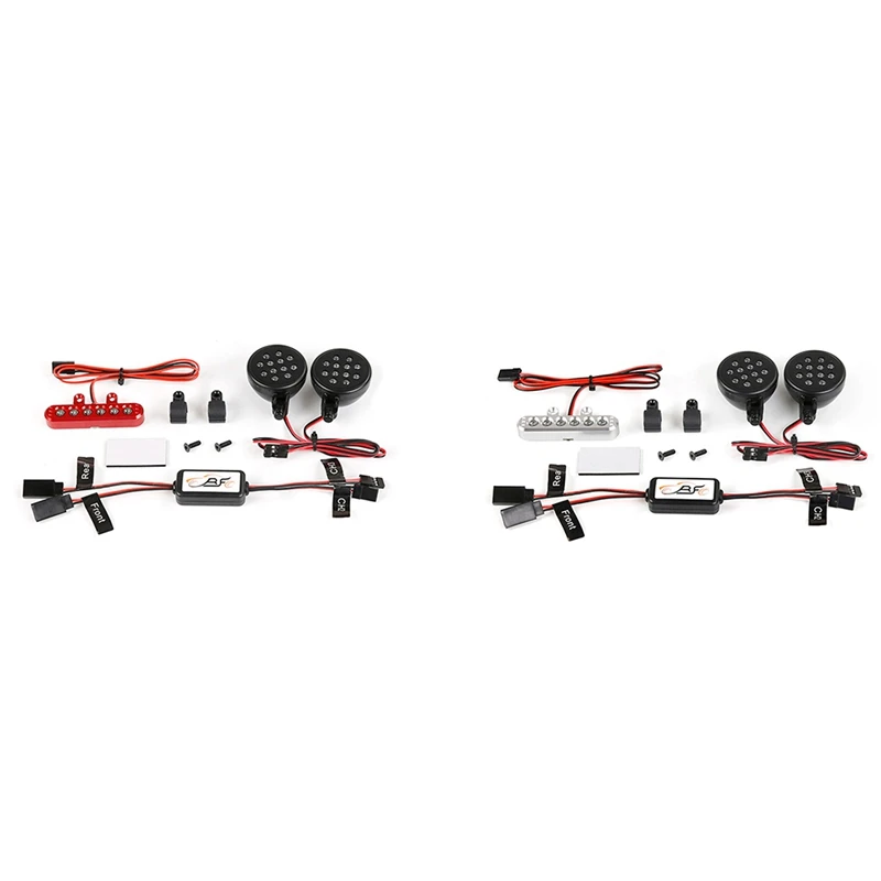 LED Brake Light Kit And Metal Mount For 1/5 Baja 5B SS 2.0 King Motor And Rovan Baja Buggies Include Tail Lightbracket