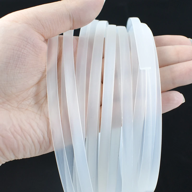 10Meters Clear Plastic Polyester Corset Ribbon Webbing Boning Bra Side Tape Wedding Dress Support Sewing Clothing DIY Accessory