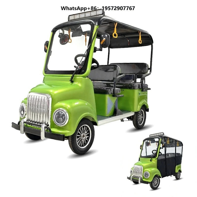 Modern Electric Bicycle 800w Leisure Scooter Vehicle with 4-Wheel and Canopy Mobility Electric Golf Cart