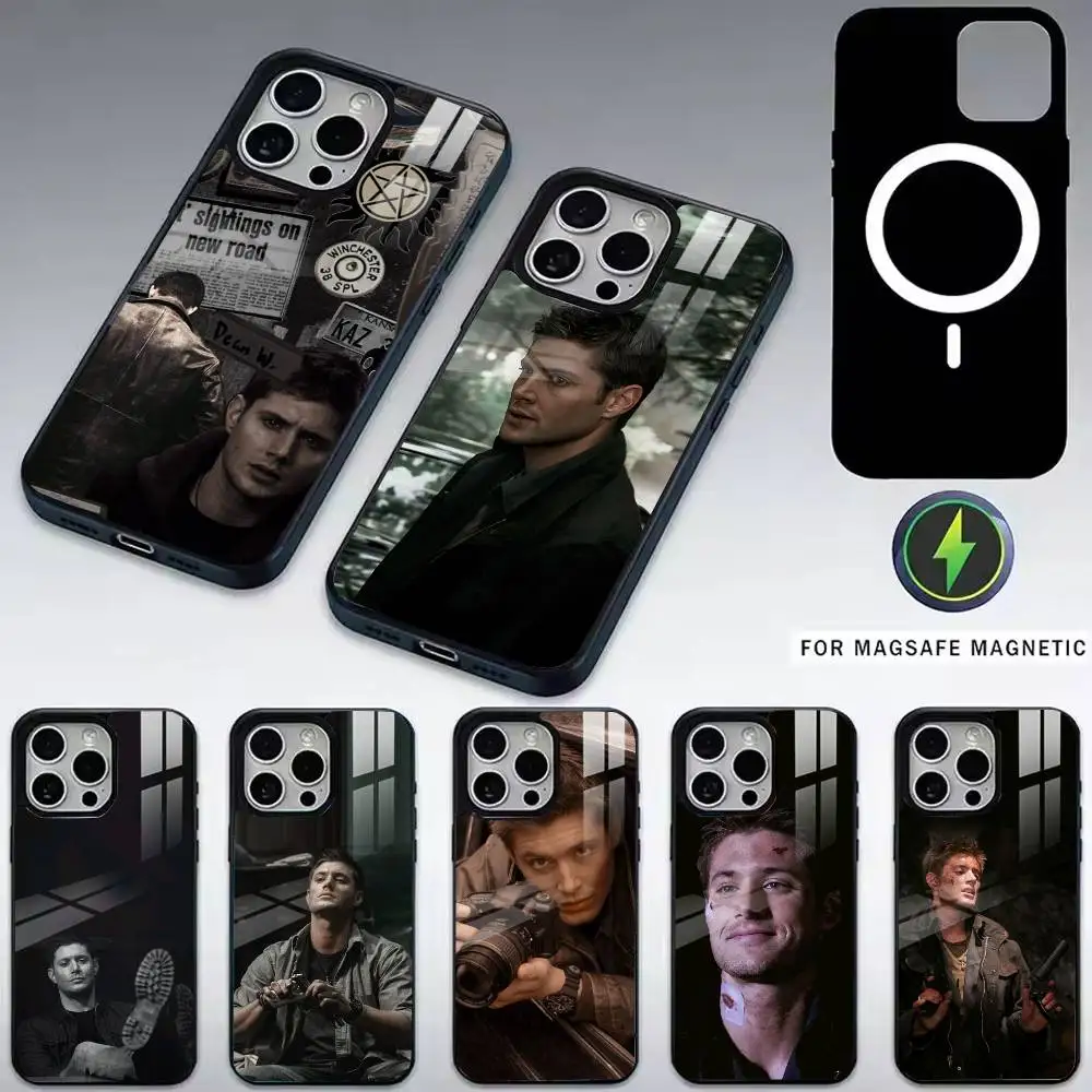 

S-Supernatural Dean Winchester-s Phone Case For iPhone17,16,15,14,13,12,11 Plus,Pro Magnetic For Magsafe Wireless Charging