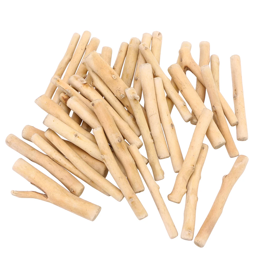 

500g Anticorrosion Wood Raw Materials Driftwood Unfinished Crafts Ideal DIY Sewing Tools Decor Wooden Ornaments Bamboo