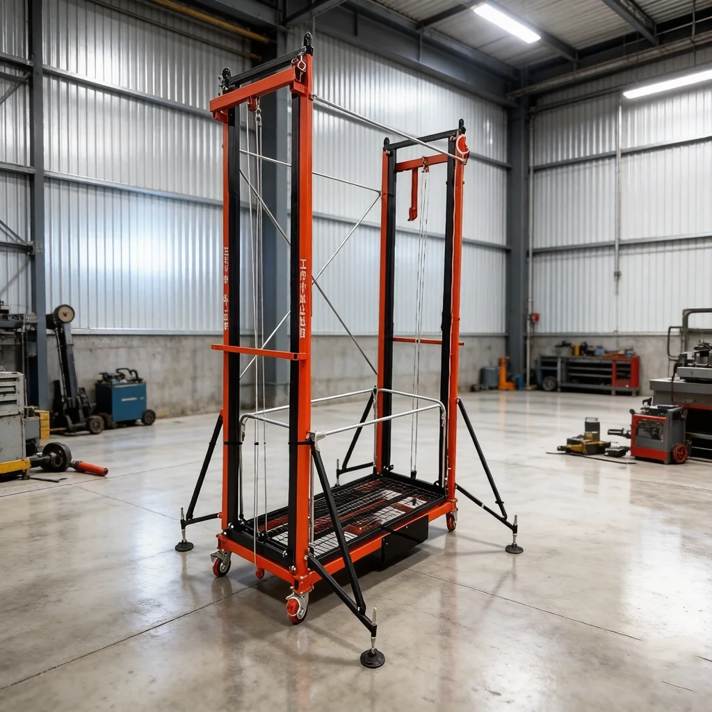 Reliable Durable Durable Elevator Style Portable Scaffolding Tower for Factory Production Equipment High Capacity Strong