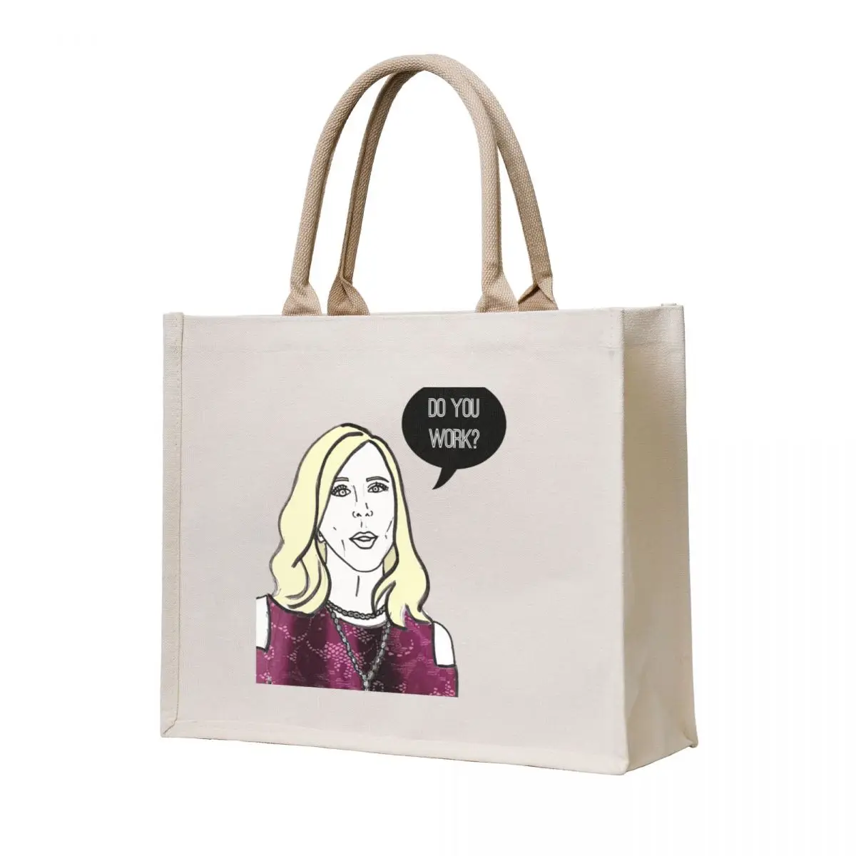 

Do you work Tote Bag tote bags aesthetic Beach bag Women's shopper bag