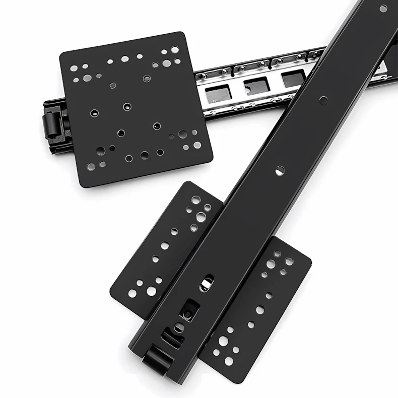 

Бесшумная направляющая для раздвижных дверей шкафа-купе, невидимая фурнитура из нержавеющей стали для складных подъемных дверей, скрытая мебельная направляющая