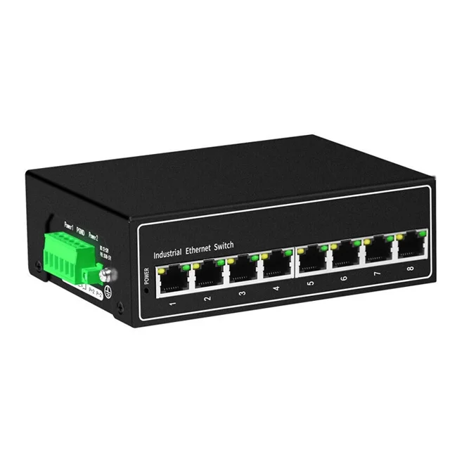 hit productOEM Ethernet Switch 8 Port RJ45 8-port  Switch Transmission Distance up to 100m 8 Ports Gigabit Network Switches