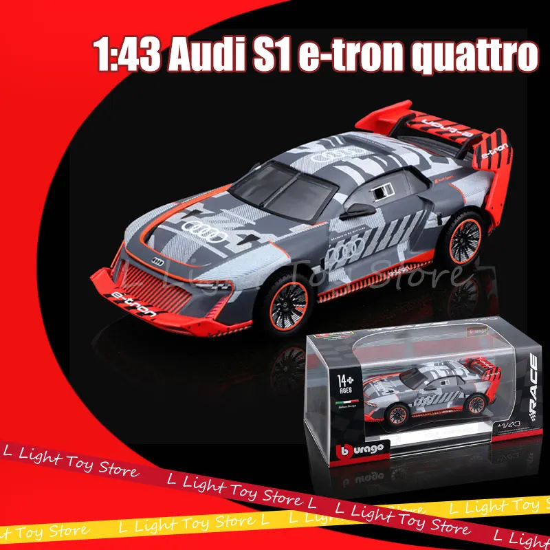 

Литой автомобиль Audi S1 E-Tron Quattro Lamborghini Evo2, 1:43