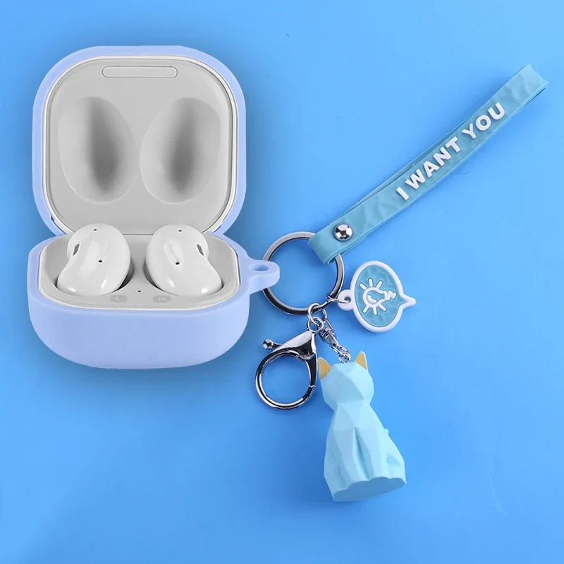 Cartoon Earphone Cover for Samsung Galaxy Buds Live Case Anti-shock Silicone Case for Galaxy Buds Live 2020 Headphone Box