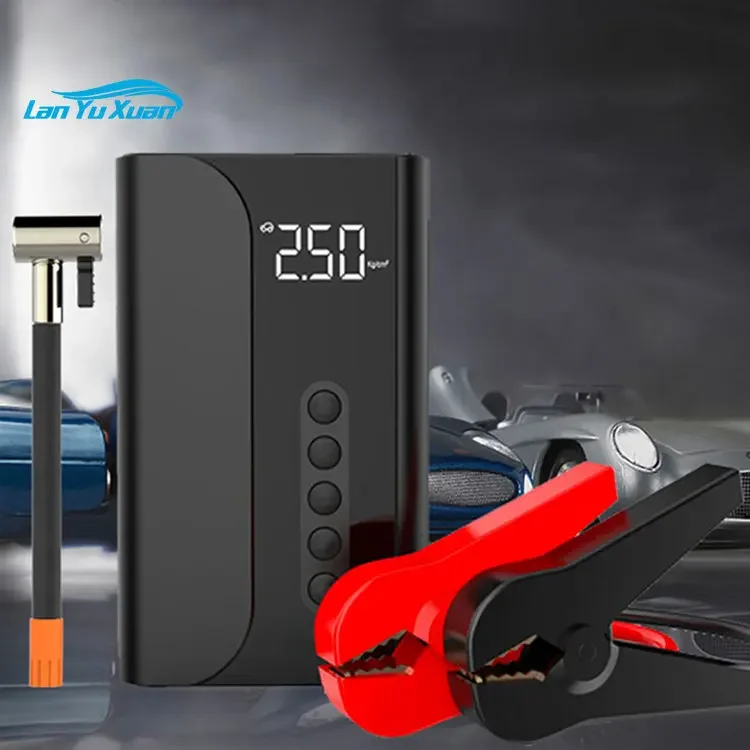 

Coolchong The New 12V car jump starter emergency tools 150Psi tire inflators electric inflator pump