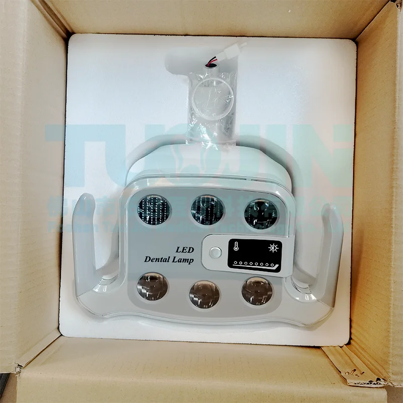 Dental 6Lamp Beads Induction Lamp LED Oral Operation Light With Sensor Manual Switch For Dental Chair Accessories Lab Product