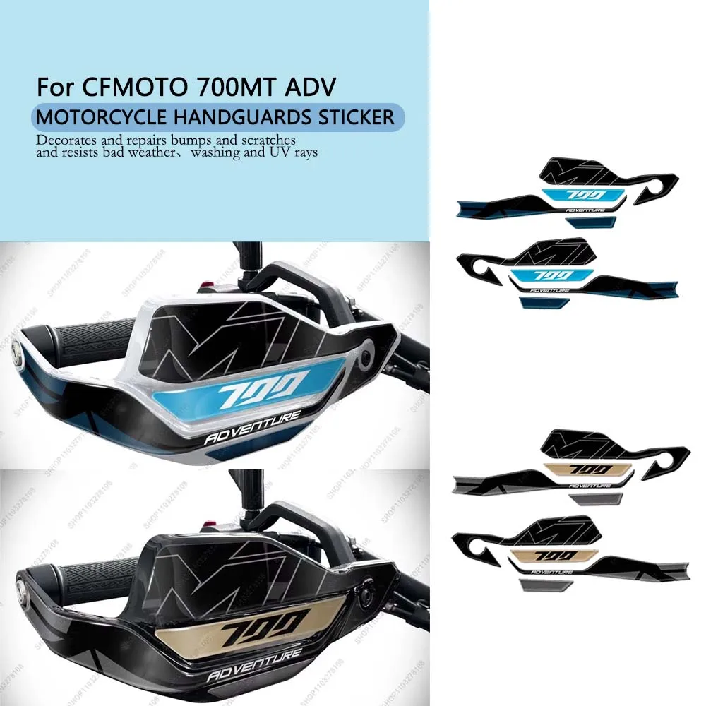 

3D Epoxy Resin Motorcycle Hand Guards Stickers Decorative Decal Waterproof Anti-scratch Accessories for CFMoto 700MT ADV 2025