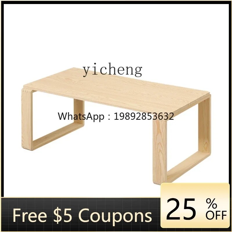 

ZF Balcony Bay Window Small Table Coffee Table Bedroom Floor Tea Table Window Sill Solid Wood