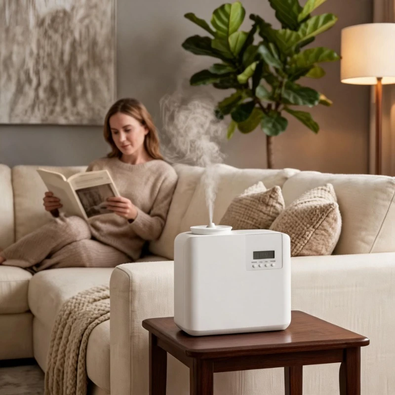 HVAC Commercial Waterless Fragrance Scent Air Machine with App Control 250ml Essential Oil Aroma Diffuser Scent Marketing