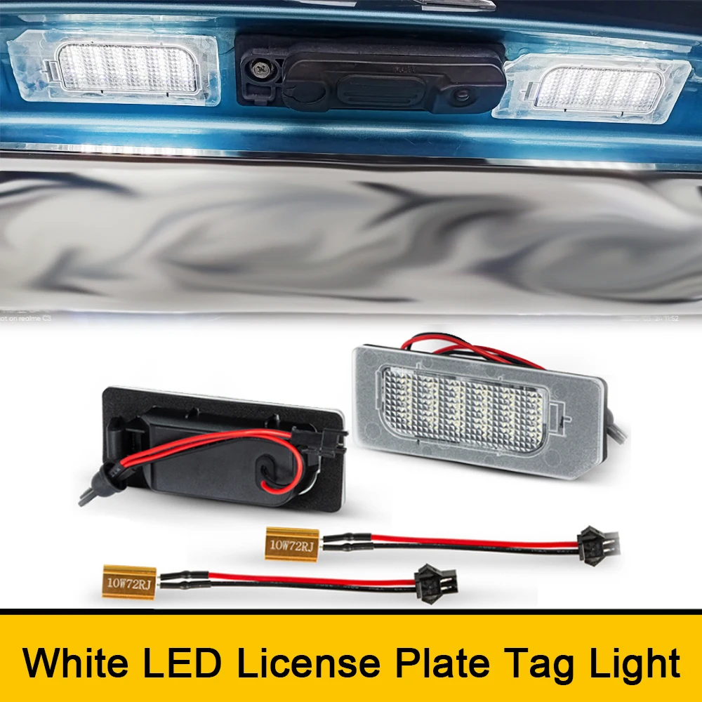 

18SMD 6000K задний номерной знак, отражатель, лампа для Mistubishi ASX RVR Outlander Sport ES PHEV после подтяжки лица