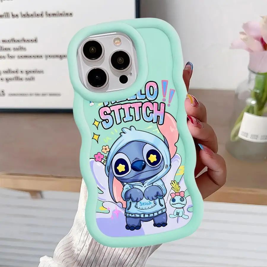 Disney Stitch Pooh Case for OPPO A5s A5 A7 A9 A11 A15 A12 A17 A16e A33 A53 A54 A57 A38 A17k A58 4G A32 A31 Silicone Soft Cover