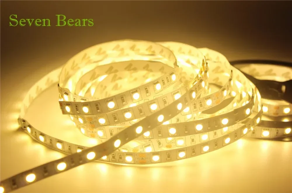 DC24V 12V LED strip 5050 SMD 5M 60led/M White Warm white RGB RGBW RGBWW RGBCCT flexible ribbon Tape Lights waterproof decoartion