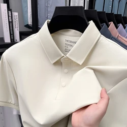 Best-Seller! Men's High-Elasticity Polo Shirt Ultra-Soft & Anti-Wrinkle Gold Supplier Wholesale 10+ Colors Golf Top