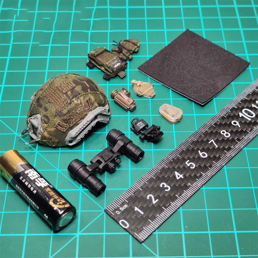EASY&SIMPLE 1/6 Asia HK Soldier Doll SDU Toys Model Helmet Night Vision Headset Accessories For 12" Doll Figure ES 26070A - Image 2