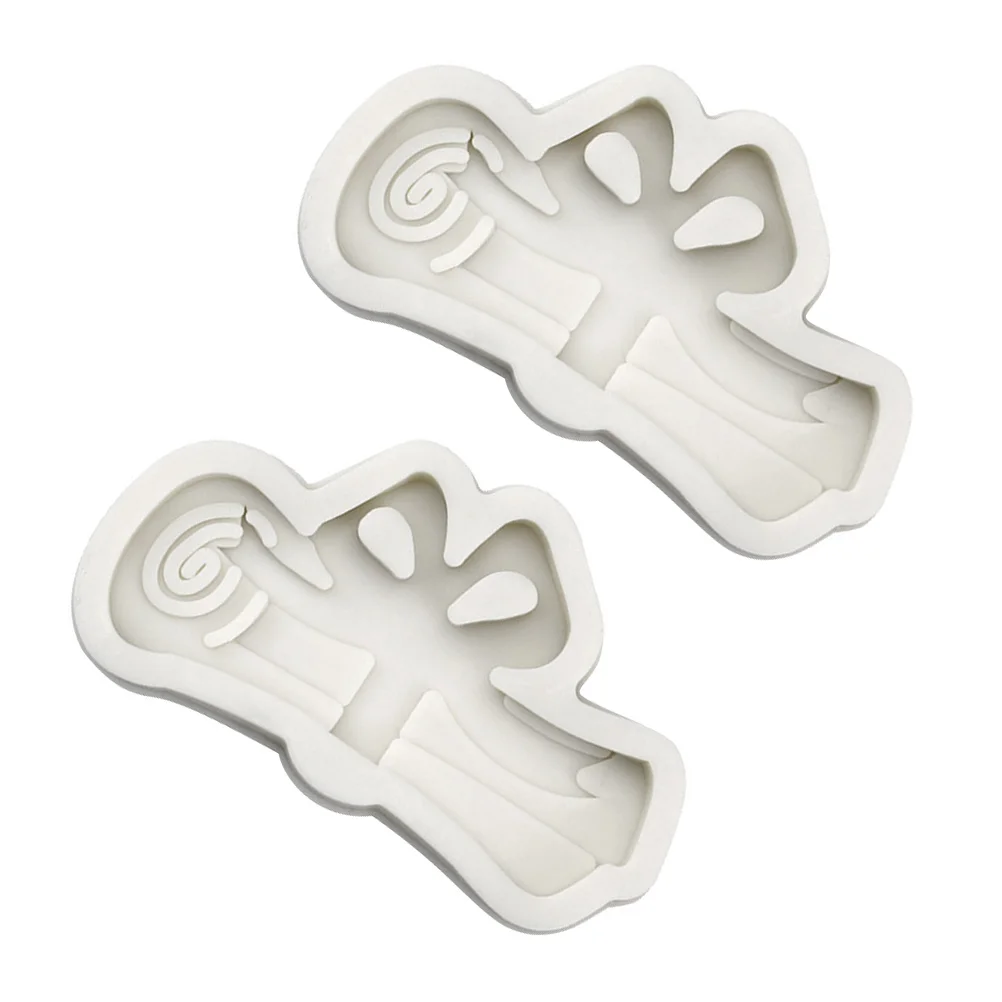 

2pcs Graduation Certificate Mold Silicone Resin Crafts Keychain Pendant Jewelry Lightweight DIY Hanging Ornament Mold Smooth