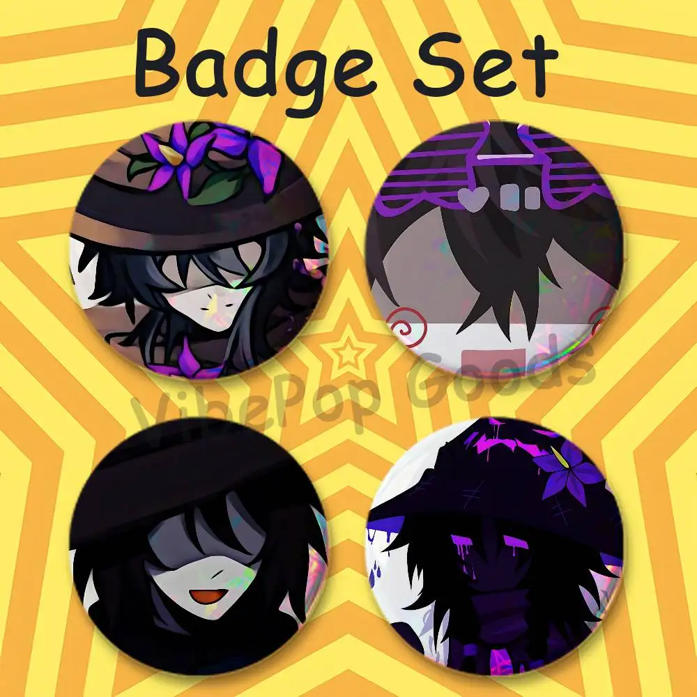 A-Azure A-Azurewrath A-Aspen Creative Quirky Mini Pill Badges 25mm Micro Button Pins Fan-made Merch  Gift for Friends