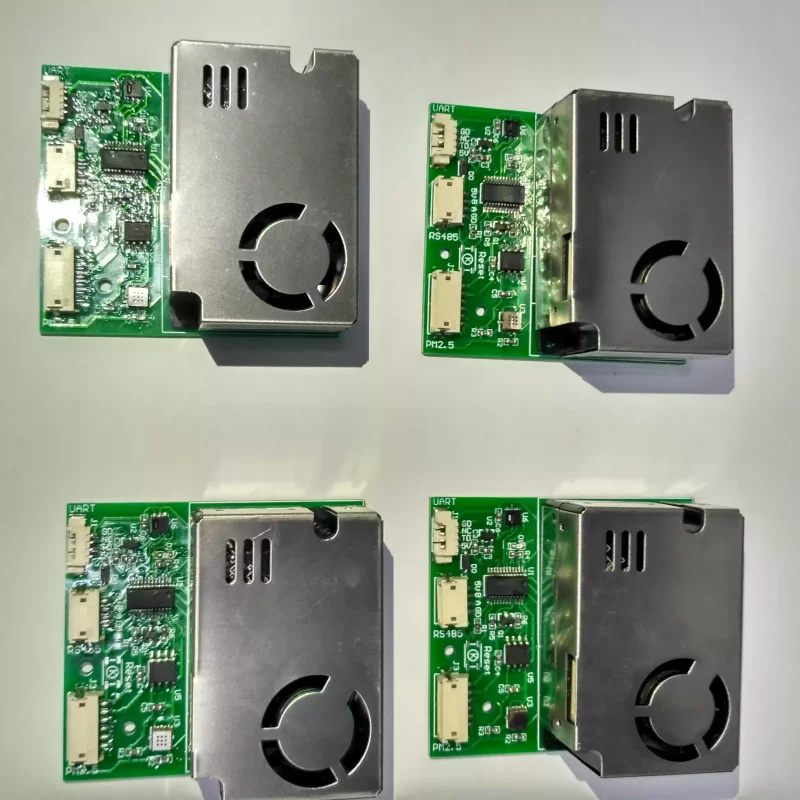 7-in-1 sensor module detection indicators PM2.5 PM10 temperature and humidity CO2 formaldehyde sensor