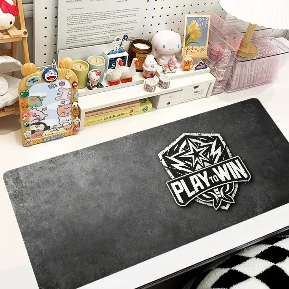 Competitive team emblem playmat hardcore american shield logo mat for study desktop