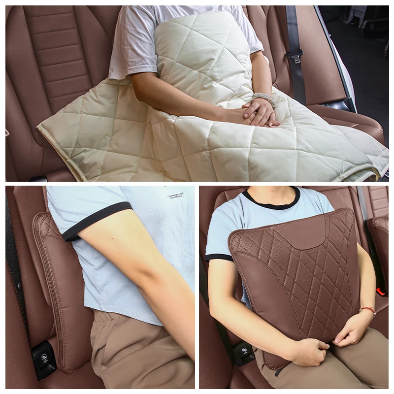 Удобная легкая и дышащая одеяло 2-в-1 и подушка для Mercedes Benz GLA GLB GLC GLE GLS CLA C-coupe E-coupe SLK SL