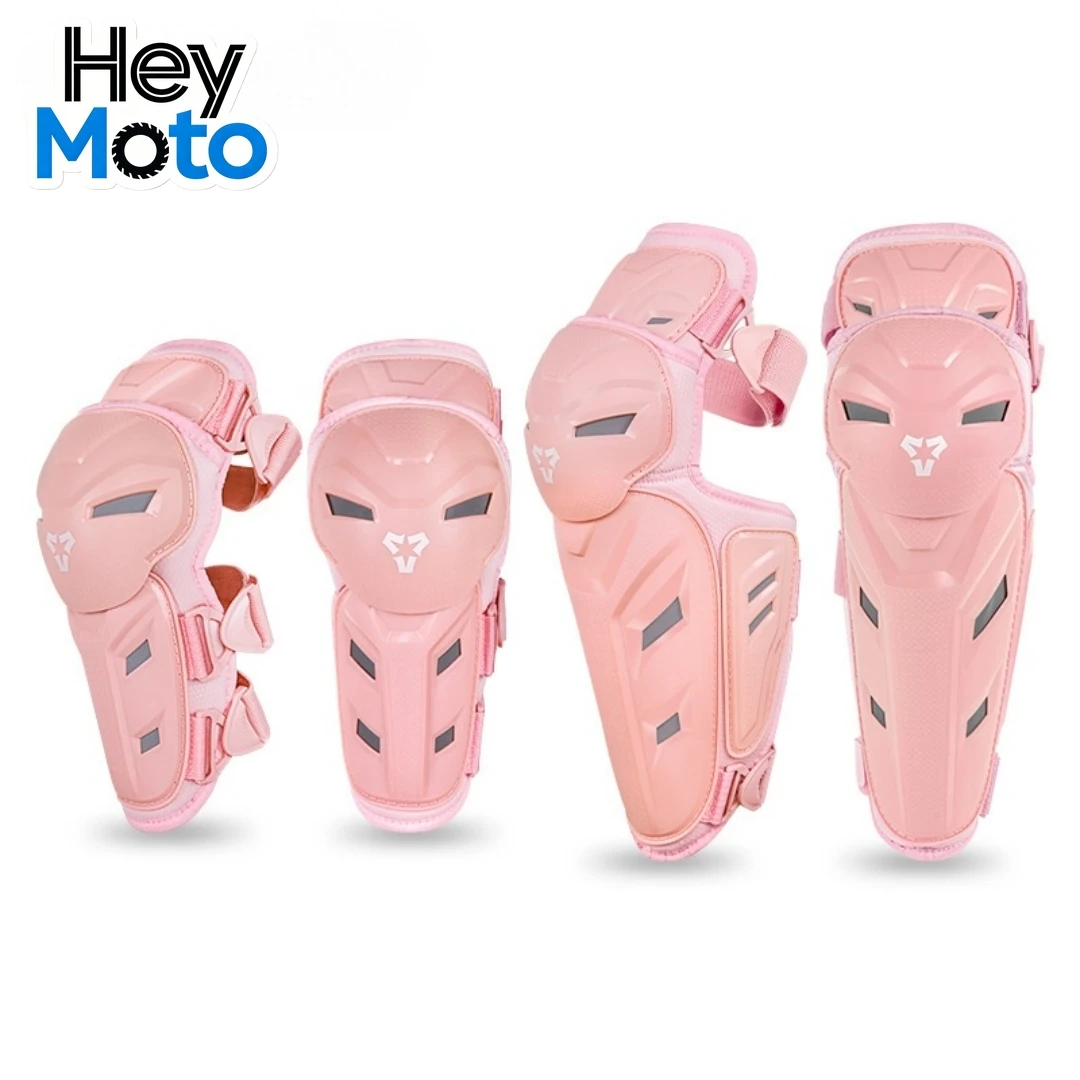 

Motorcycle Riding Gear Pink Women Elbow Protector Motorcycle Knee Pads Elbow Guard Set Motocross Leg Guard Protective Gear
