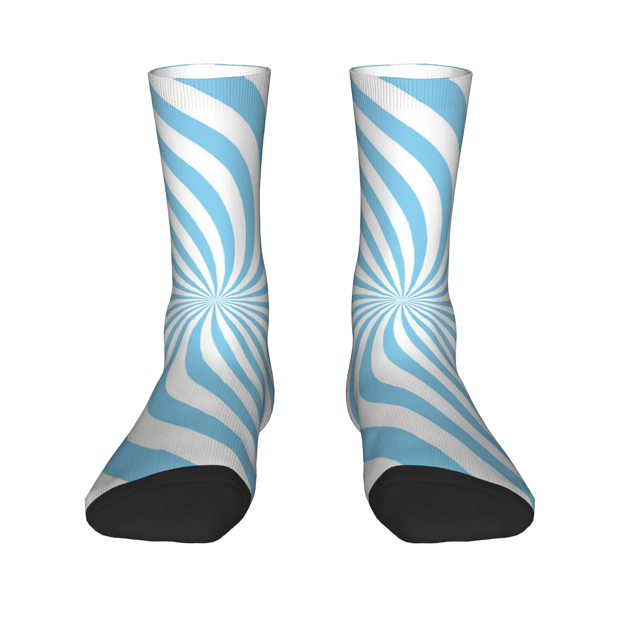 Abstract Swirl Disorder Socks  Graphic Stockings Anti Slip Couple Socks Breathable Winter Trendy Skateboard Socks